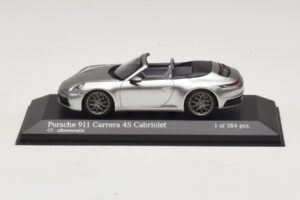 Porsche 911 992 Carrera 4S Кабриолет Сребрист Minichamps 1:43 410069330 Метал