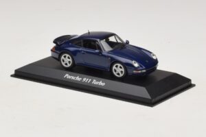 Porsche 911 993 Turbo Blue Metallic Maxichamps 1:43 940069201 Метал — снимка 3 от 5