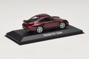 Porsche 911 993 Turbo Червен Металик Maxichamps 1:43 940069200 Метал — снимка 2 от 5