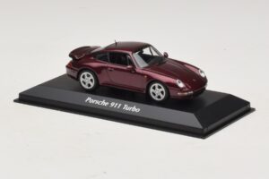 Porsche 911 993 Turbo Червен Металик Maxichamps 1:43 940069200 Метал — снимка 3 от 5