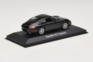 Porsche 911 996 Carrera Черен Maxichamps 1:43 940061020 Метал — снимка 2 от 5