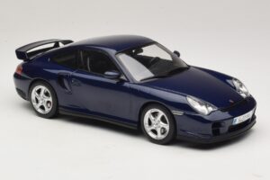 Porsche 911 996 GT2 Тъмносиньо Металик KK-Scale 1:18 KKDC181452 Метал — снимка 4 от 6