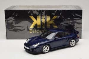Porsche 911 996 GT2 Тъмносиньо Металик KK-Scale 1:18 KKDC181452 Метал — снимка 6 от 6