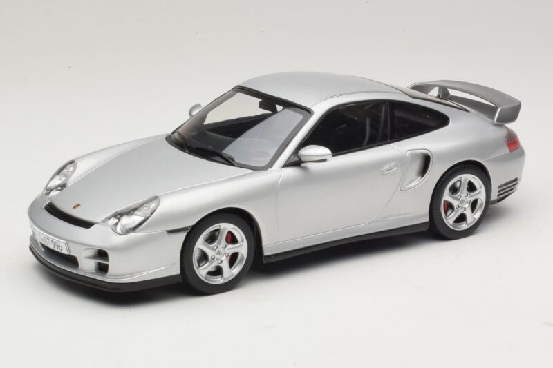 Porsche 911 996 GT2 Сребърен KK-Scale 1:18 KKDC181451 Метал