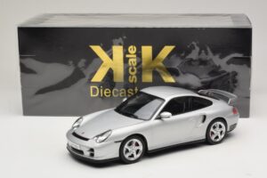 Porsche 911 996 GT2 Сребърен KK-Scale 1:18 KKDC181451 Метал — снимка 6 от 6