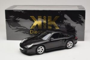 Porsche 911 996 Turbo Черен Металик KK-Scale 1:18 KKDC181472 Метал — снимка 6 от 6