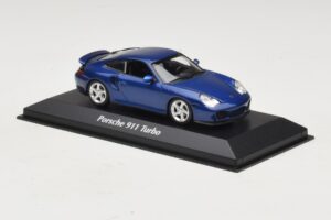 Porsche 911 996 Turbo Blue Metallic Maxichamps 1:43 940069301 Метал — снимка 3 от 5