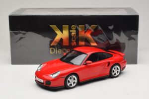 Porsche 911 996 Turbo Червен KK-Scale 1:18 KKDC181474 Метал — снимка 6 от 6