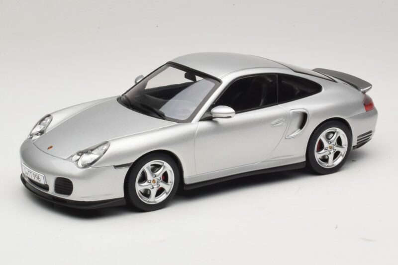 Porsche 911 996 Turbo Сребърен KK-Scale 1:18 KKDC181471 Метал