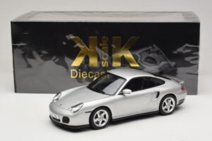 Porsche 911 996 Turbo Сребърен KK-Scale 1:18 KKDC181471 Метал — снимка 6 от 6
