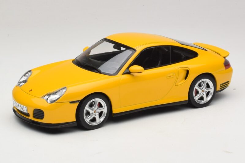 Porsche 911 996 Turbo Жълт KK-Scale 1:18 KKDC181473 Метал