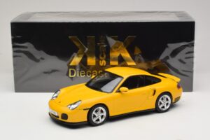 Porsche 911 996 Turbo Жълт KK-Scale 1:18 KKDC181473 Метал — снимка 6 от 6