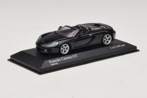 Porsche Carrera GT Черен Minichamps 1:43 430060230 Метал — снимка 2 от 5