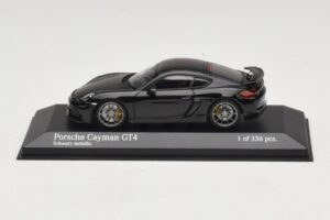 Porsche Cayman GT4 981 Black Metallic Minichamps 1:43 410066121 Метал