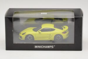 Porsche Cayman GT4 981 Зелен Minichamps 1:43 410066122 Метал — снимка 5 от 5