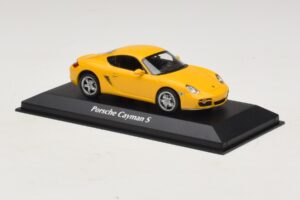 Porsche Cayman S 987 Жълт Maxichamps 1:43 940065620 Метал — снимка 3 от 5