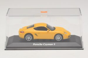 Porsche Cayman S 987 Жълт Maxichamps 1:43 940065620 Метал — снимка 4 от 5