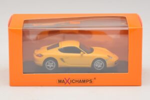 Porsche Cayman S 987 Жълт Maxichamps 1:43 940065620 Метал — снимка 5 от 5