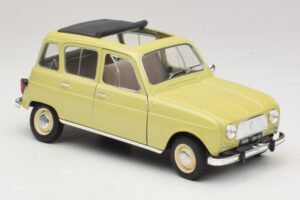 Renault 4L Жълт Solido 1:18 8062 Метал — снимка 5 от 7
