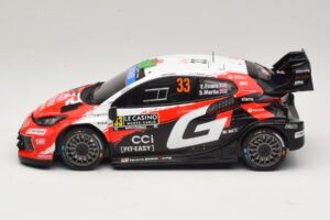 Toyota GR Yaris Rally1 #33 E. Evans / S. Martin Rally Monte Carlo 2026 IXO 1:18 18RMC269B Метал — снимка 3 от 6