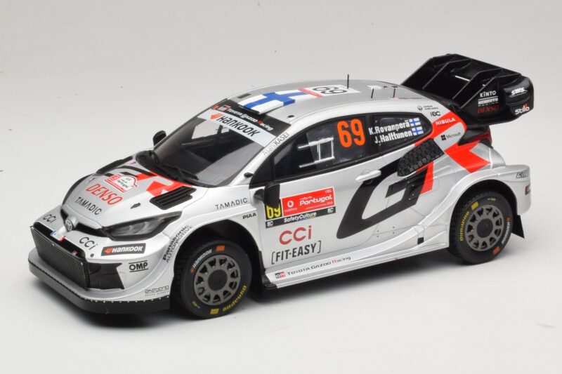 Toyota GR Yaris Rally1 #69 K. Rovanpera / J. Halttunen Rally Portugal 2025 IXO 1:18 18RMC250B Метал