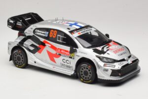 Toyota GR Yaris Rally1 #69 K. Rovanpera / J. Halttunen Rally Portugal 2025 IXO 1:18 18RMC250B Метал — снимка 4 от 6