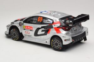 Toyota GR Yaris Rally1 #69 K. Rovanpera / J. Halttunen Rally Portugal 2025 IXO 1:18 18RMC250B Метал — снимка 5 от 6