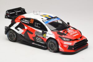 Toyota GR Yaris Rally1 #99 O. Solberg / E. Edmondson Rally Monte Carlo Winner 2026 IXO 1:18 18RMC269A Метал — снимка 4 от 6