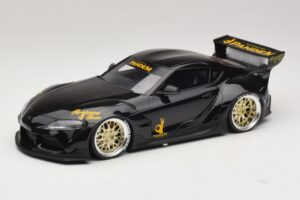 Toyota Supra GR A90 Pandem V1.0 Черен TopSpeed 1:18 TS0307 Смола