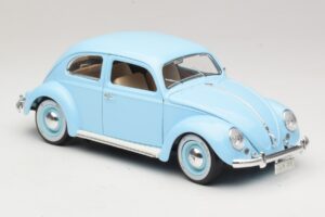 Volkswagen Beetle Син Bburago 1:18 3381 Метал — снимка 6 от 8