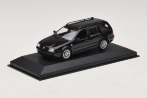Volkswagen Golf Mk4 Variant Sport Highline BBS Edition Черен Заместваща Кутия Minichamps 1:43 GOLF008-R1 Метал — снимка 2 от 5