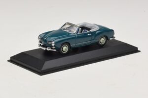 Volkswagen Karmann Ghia Кабриолет Тъмносин Minichamps 1:43 GHIA001 Метал — снимка 2 от 5