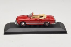 Volkswagen Karmann Ghia Кабриолет Тъмночервен Minichamps 1:43 5032 Метал