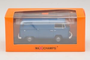 Volkswagen T2b Доставчески Бус Син Maxichamps 1:43 940053061 Метал — снимка 5 от 5